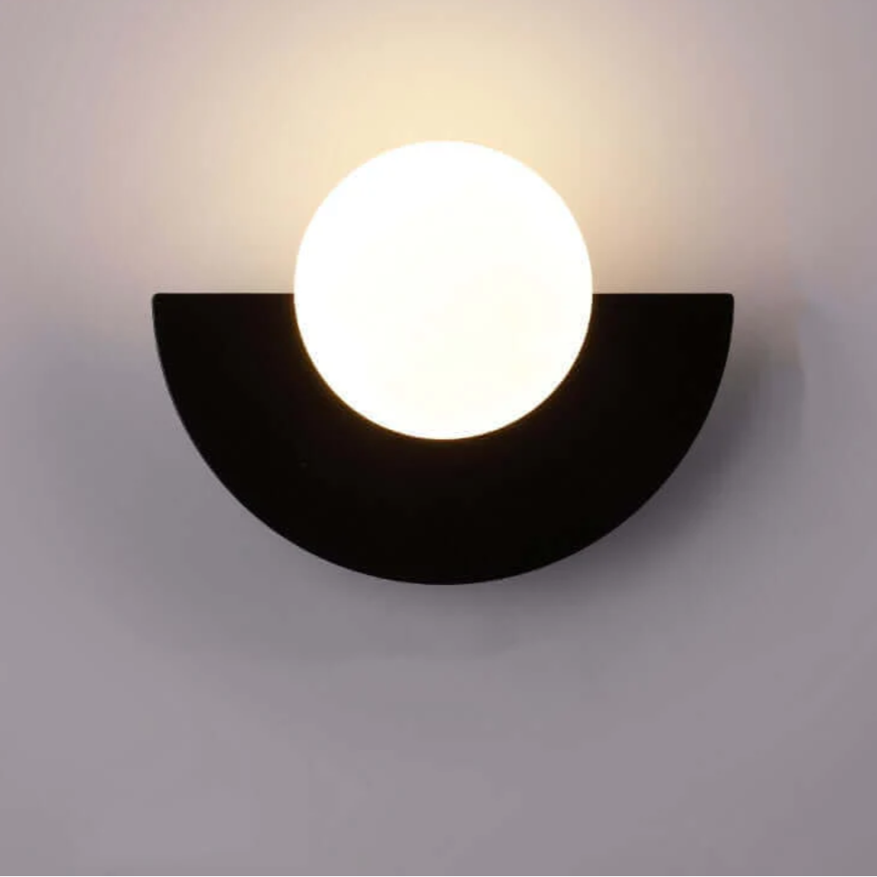Modern Chic Halvmåne Vägglampa i Metall