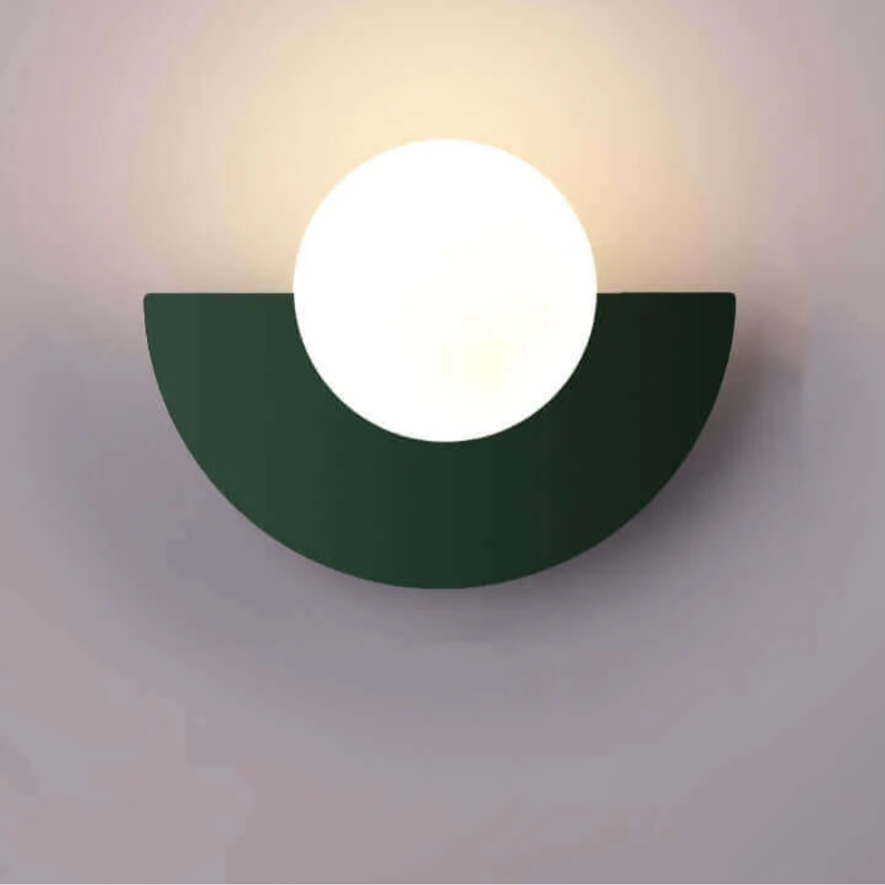 Modern Chic Halvmåne Vägglampa i Metall