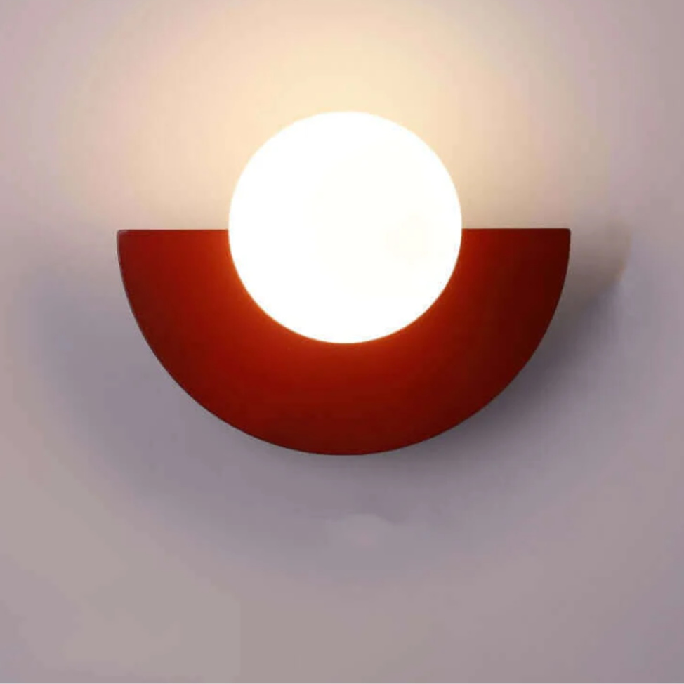 Modern Chic Halvmåne Vägglampa i Metall