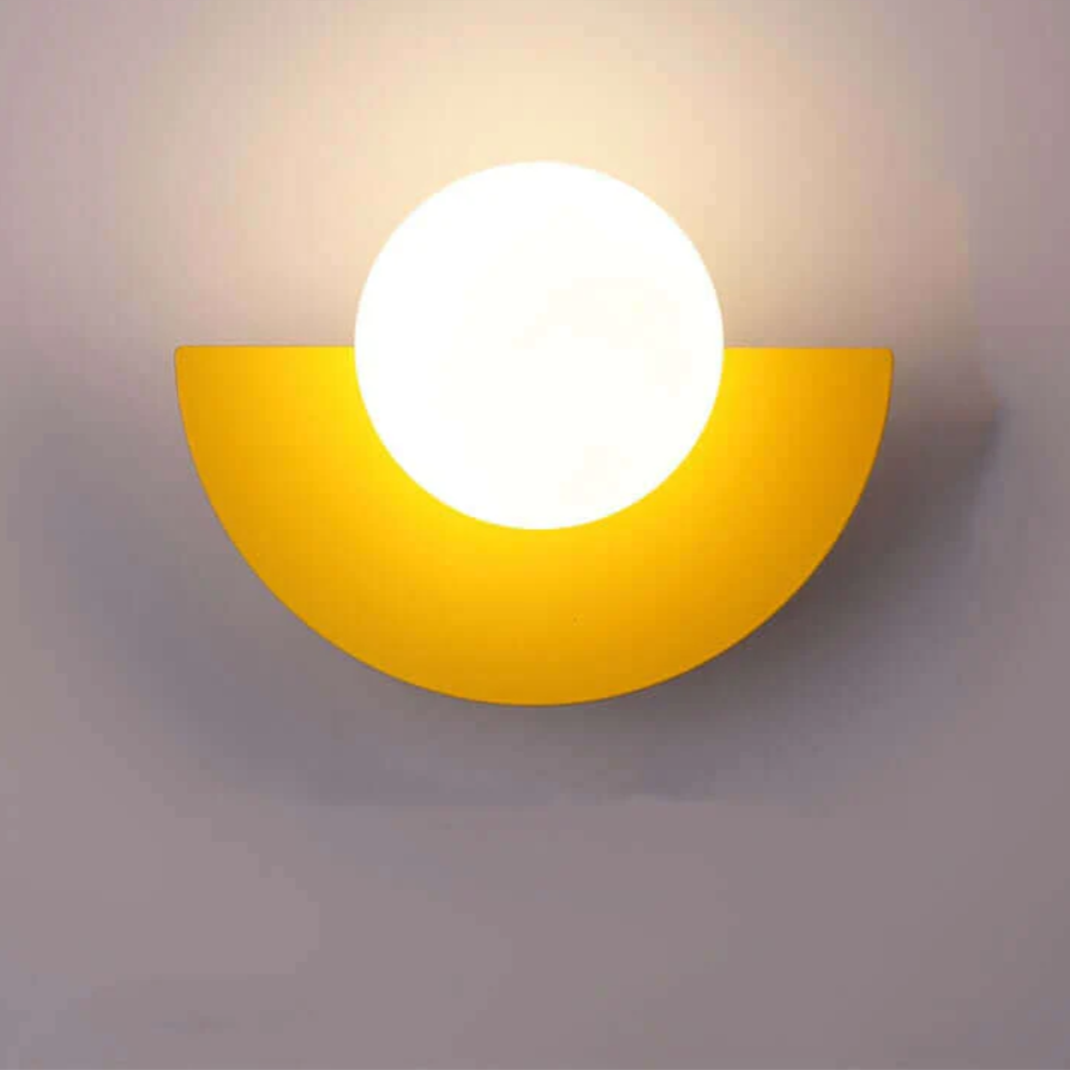 Modern Chic Halvmåne Vägglampa i Metall