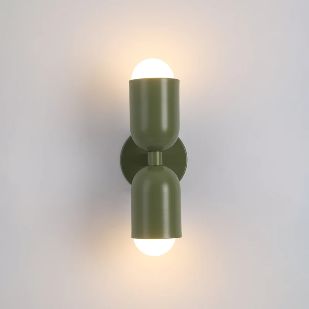 Modern Dubbel-Sidig LED Vägglampa – Färgstark & Stilren