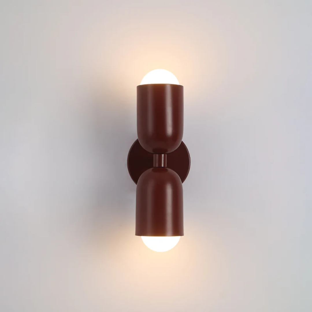 Modern Dubbel-Sidig LED Vägglampa – Färgstark & Stilren