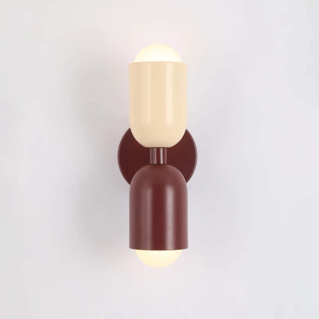 Modern Dubbel-Sidig LED Vägglampa – Färgstark & Stilren