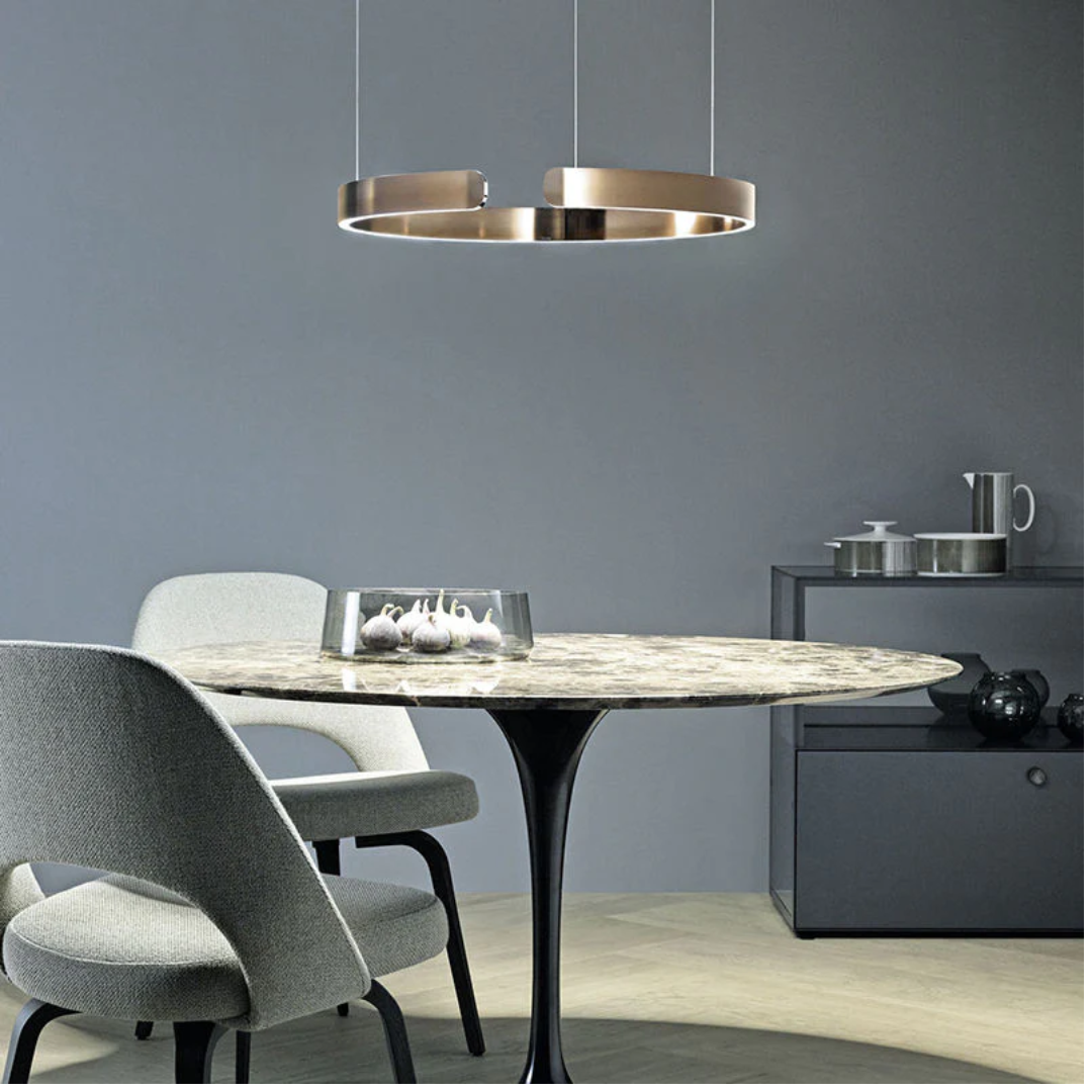 Elegant Modern Cirkel LED Pendellampa – Stilren Belysning
