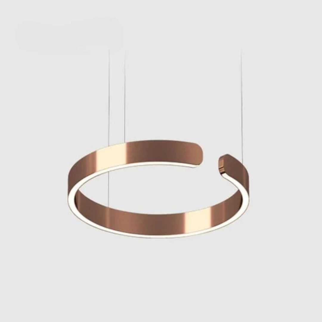 Elegant Modern Cirkel LED Pendellampa – Stilren Belysning
