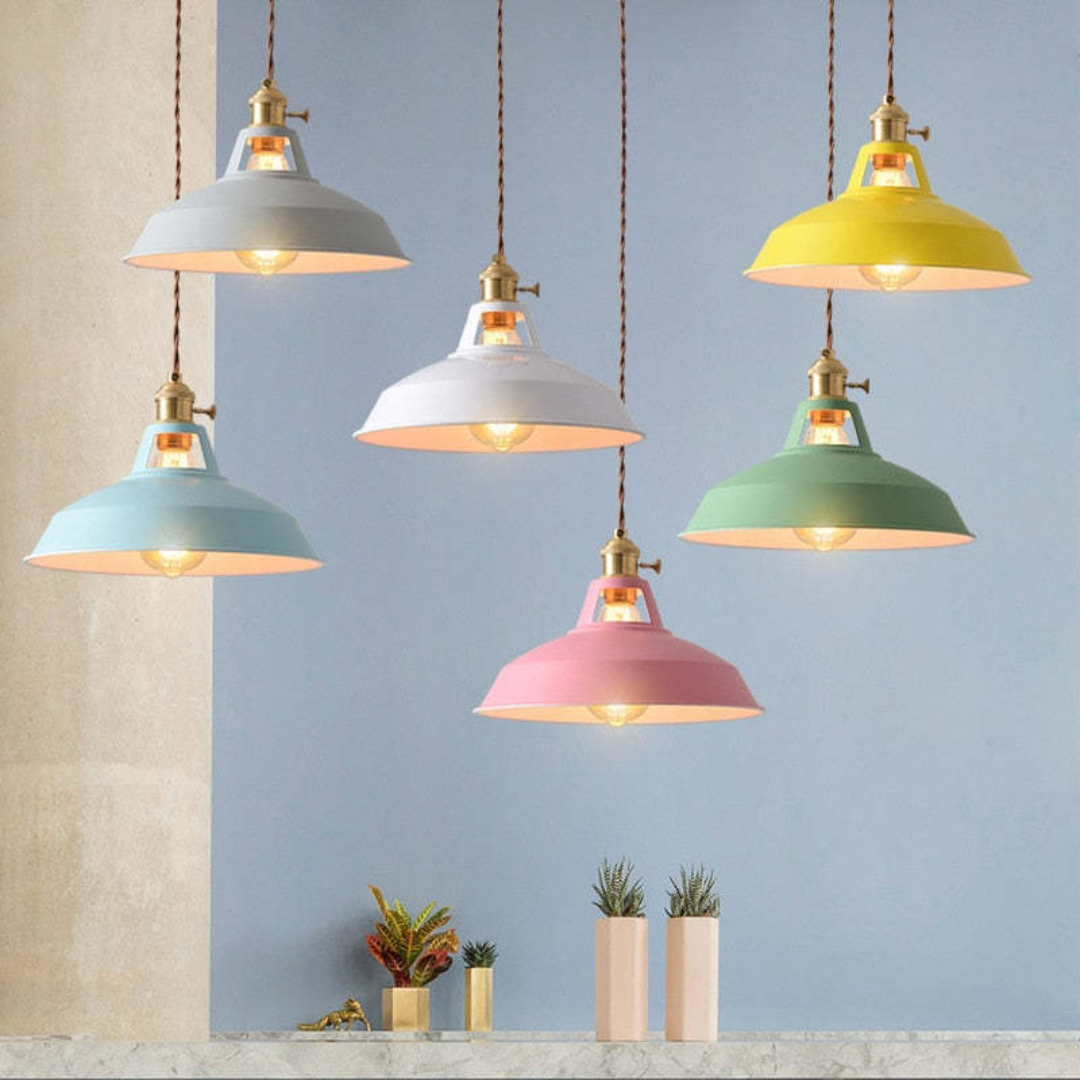 Färgglad Modern LED Hänglampa för Hemmet