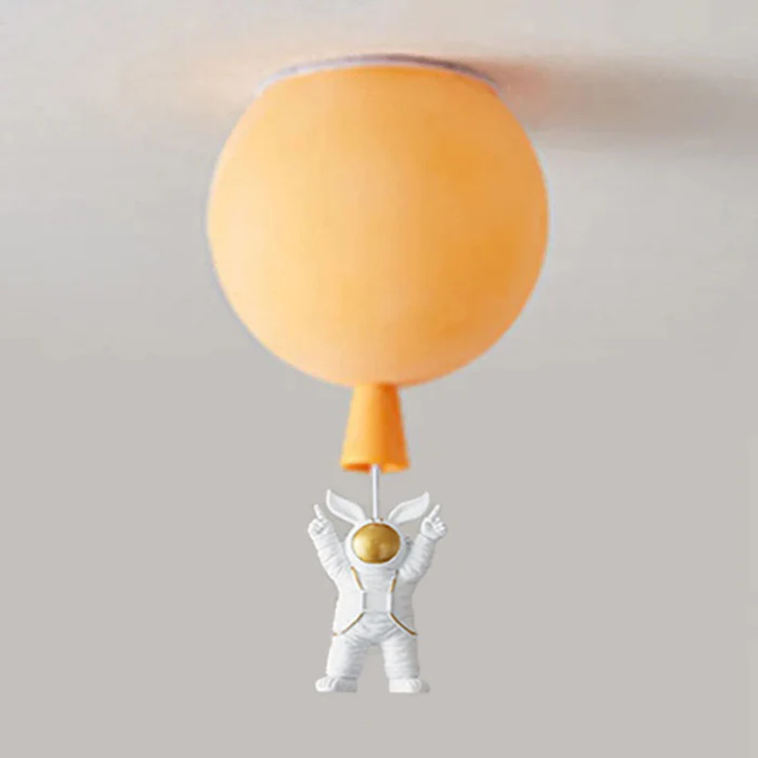 Magisk Astronaut Taklampa för Barnrum