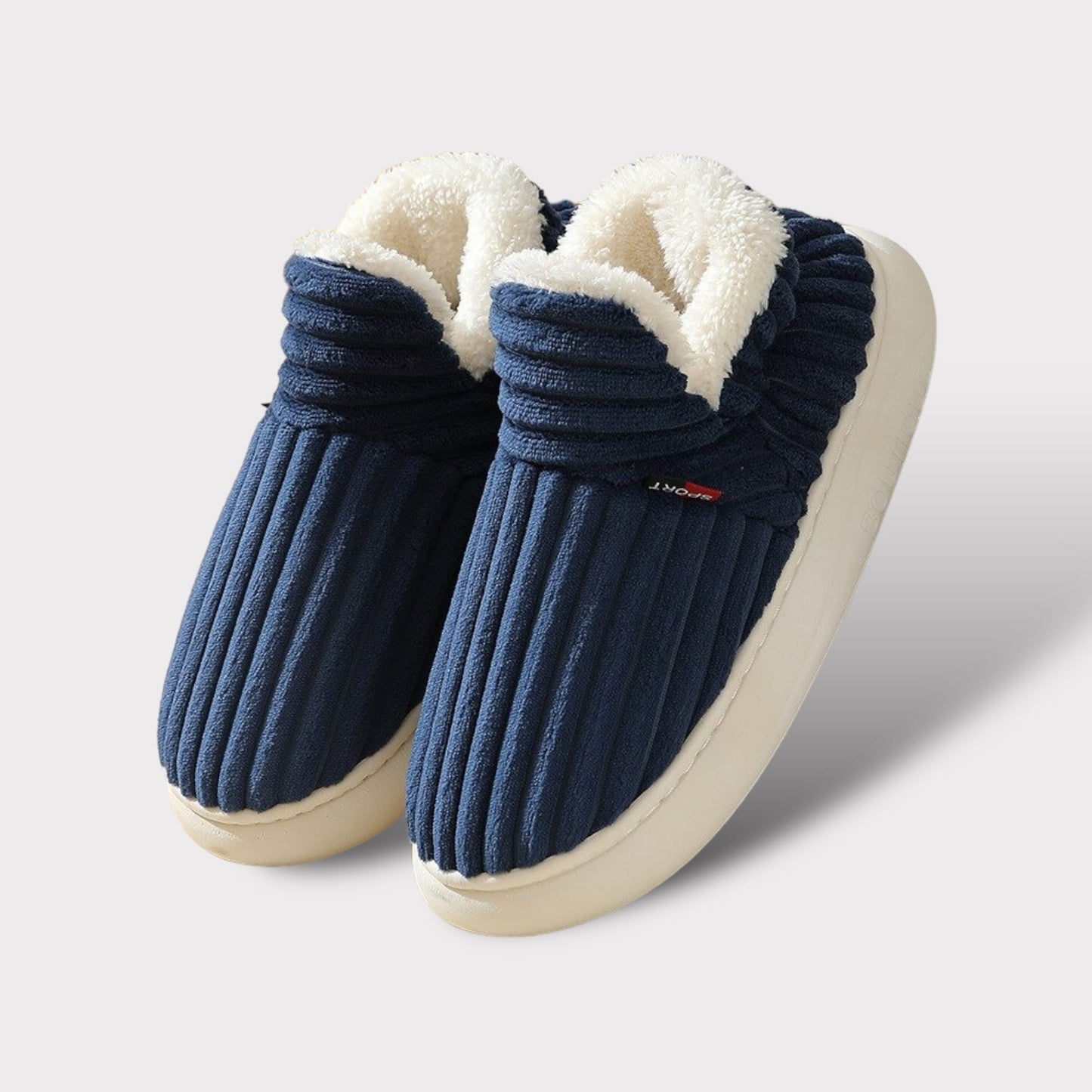 Mysiga Varma Tofflor i Flanell Fleece