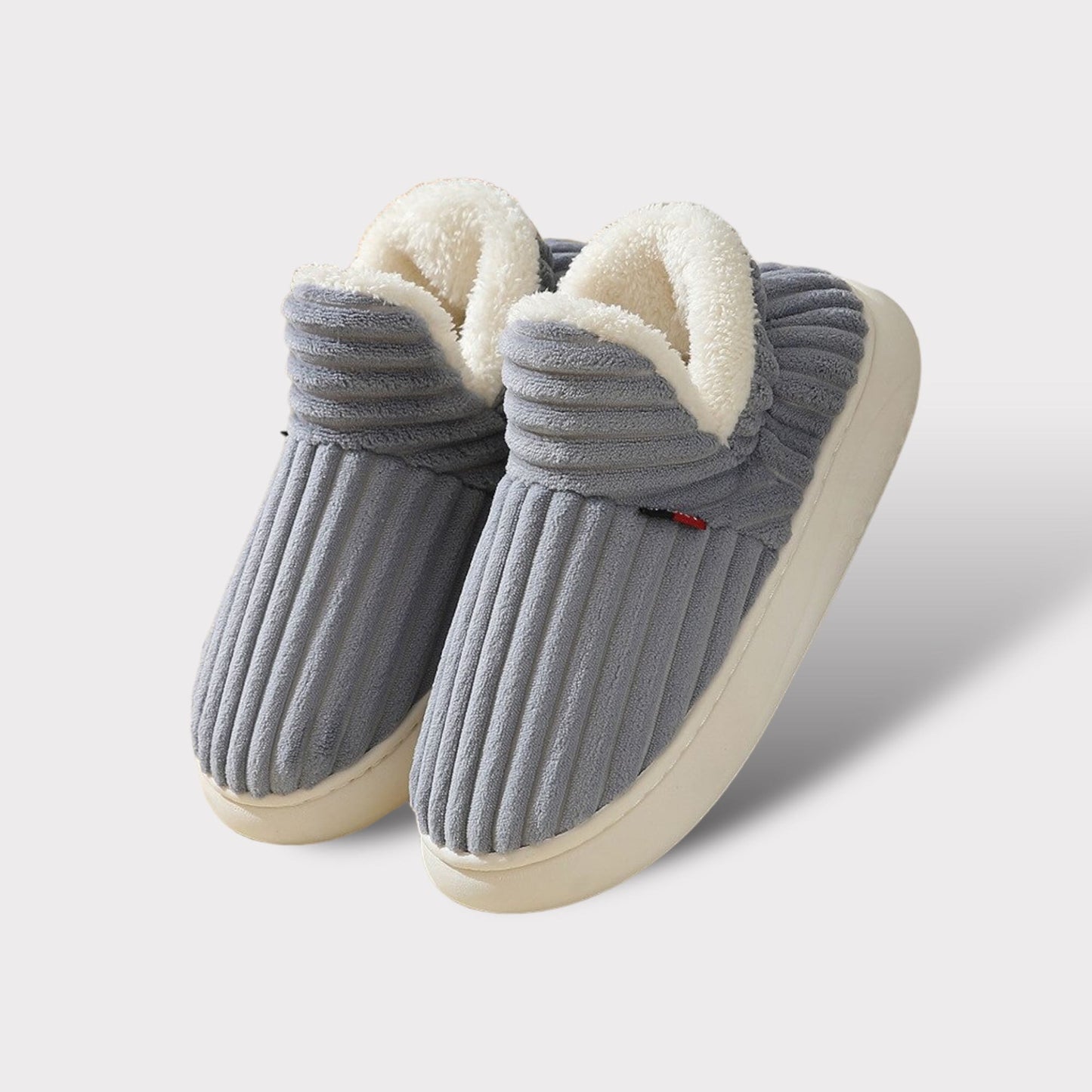 Mysiga Varma Tofflor i Flanell Fleece