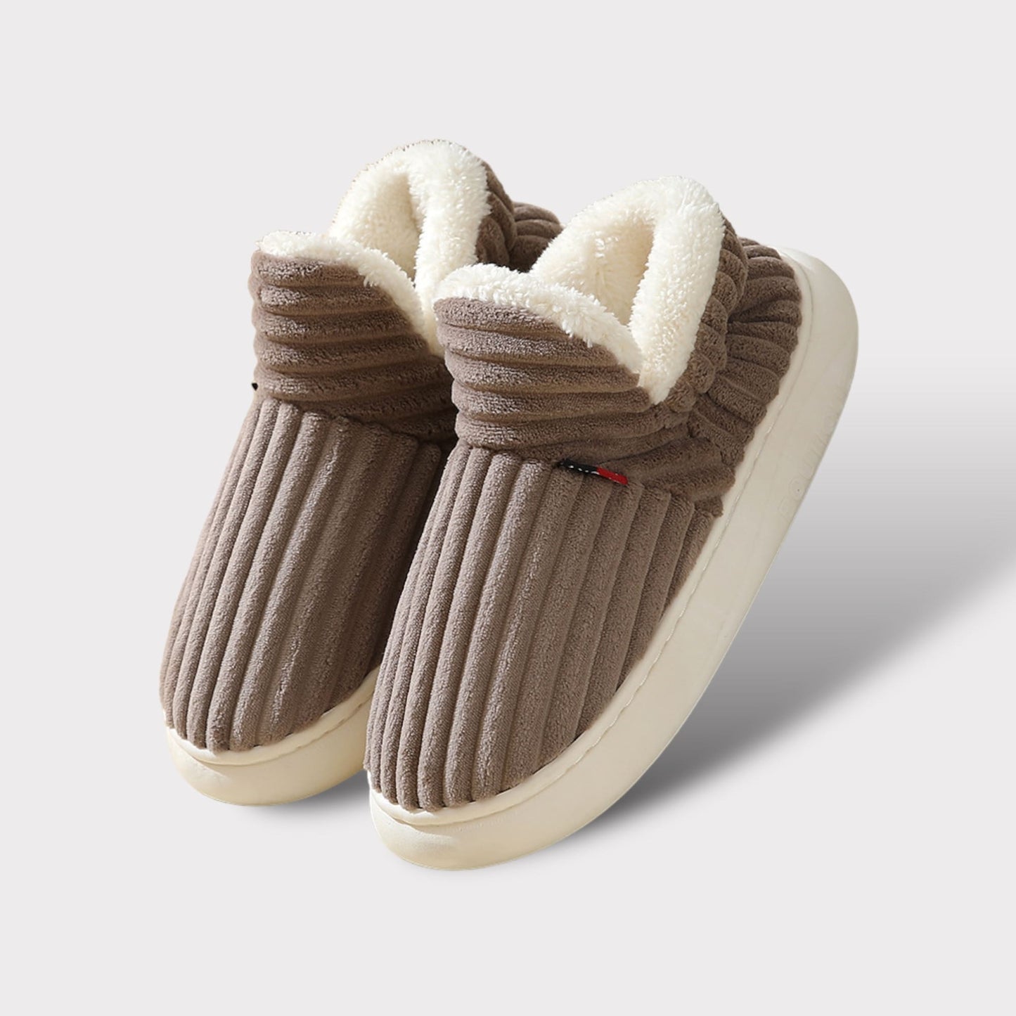 Mysiga Varma Tofflor i Flanell Fleece