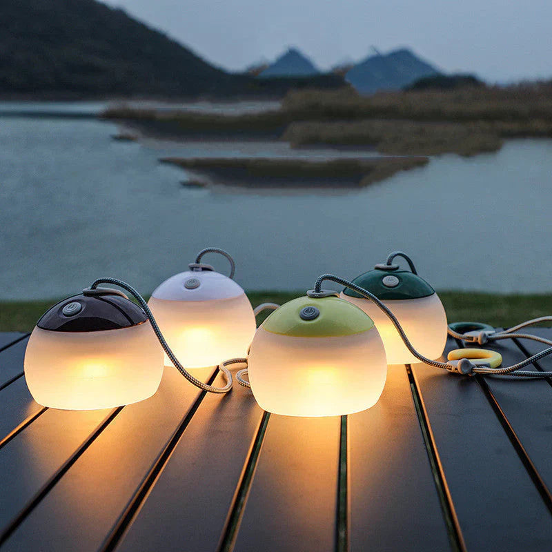 LUMINOX Vintage USB Campinglampa – Robust Utomhusbelysning