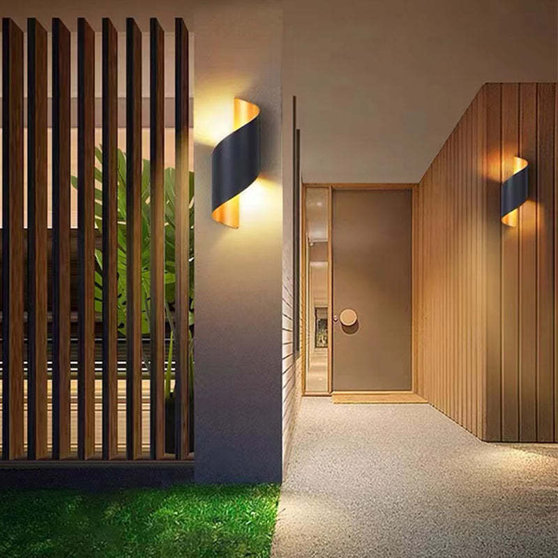 Modern LED Vägglampa Spiral – Stilren & Energieffektiv