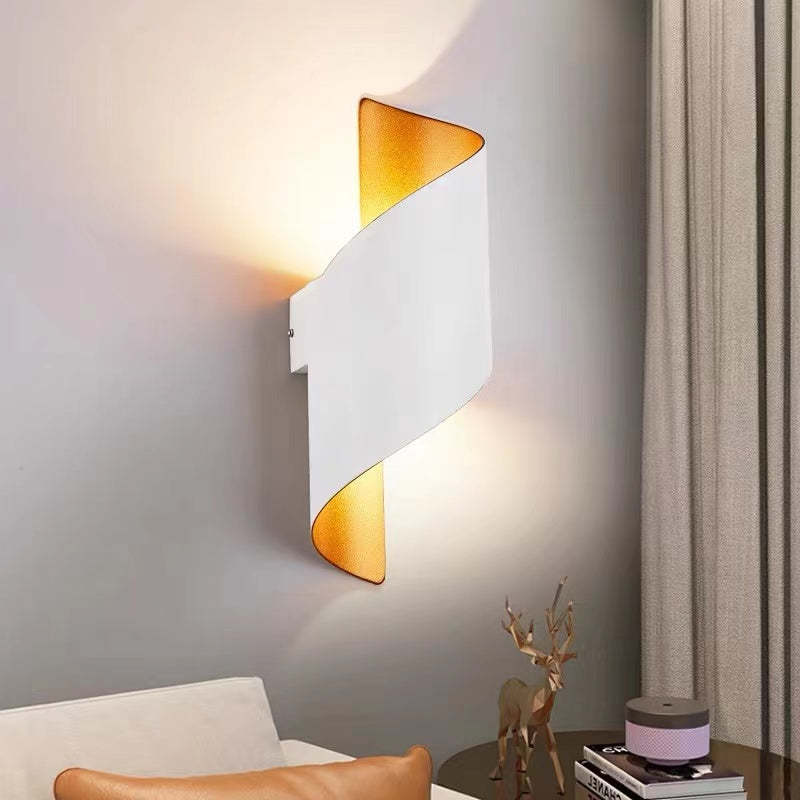 Modern LED Vägglampa Spiral – Stilren & Energieffektiv