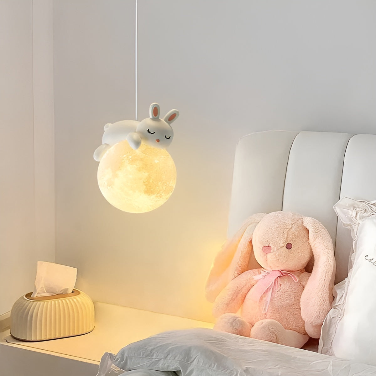 LUNAJOY Barnlampa – Magisk LED Pendellampa