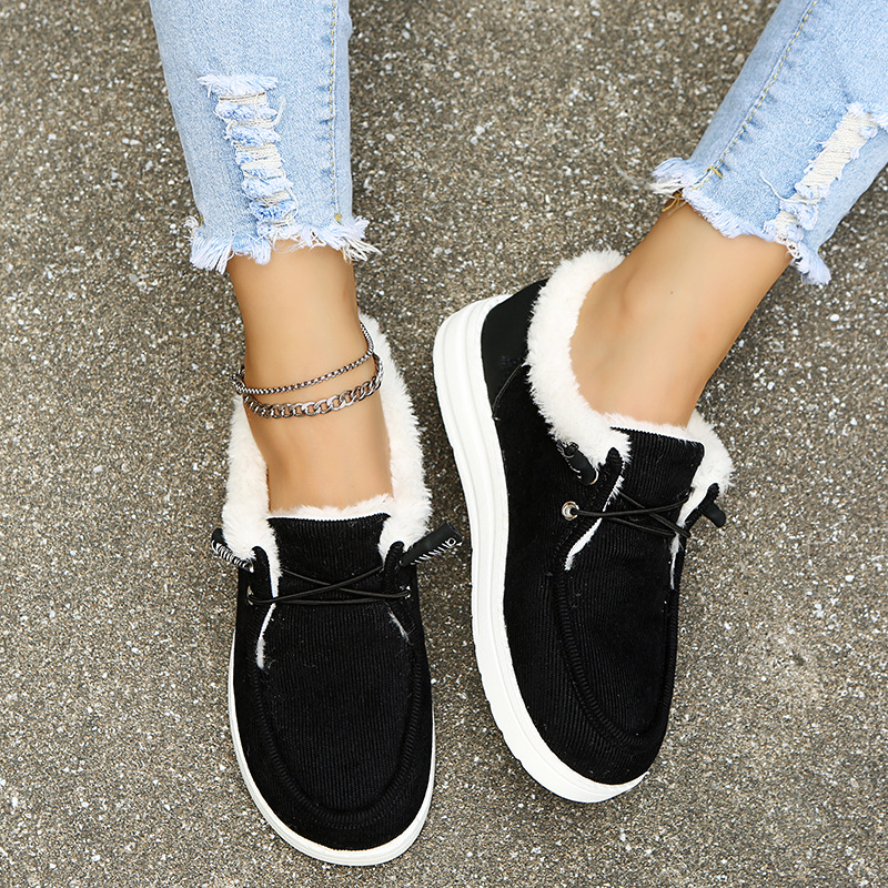 Eleganta Vintersneakers med Mysigt Foder