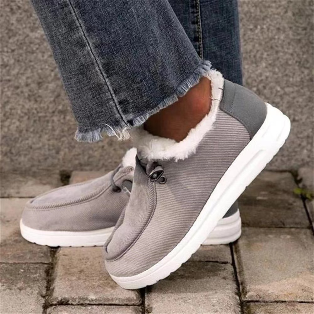 Eleganta Vintersneakers med Mysigt Foder