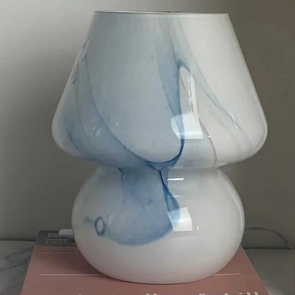 Konstnärlig Glas Svamp Lampa för Mysbelysning