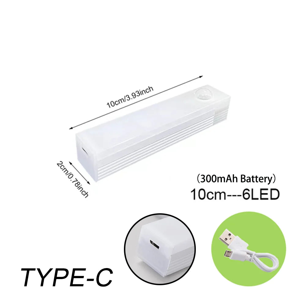 Trådlös LED Nattlampa med Rörelsesensor