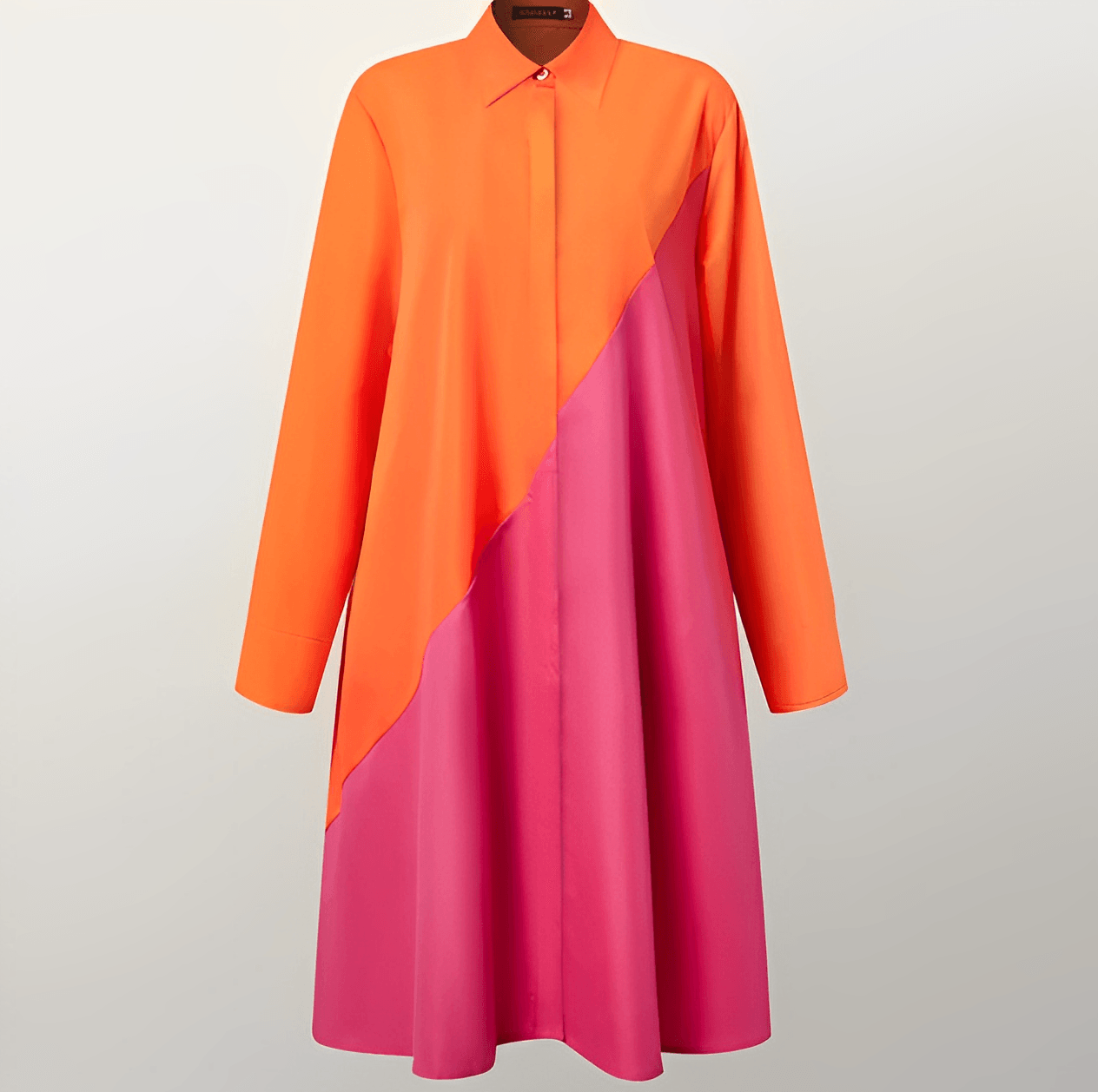 Elegant Skjortklänning med Tidlös Komfort