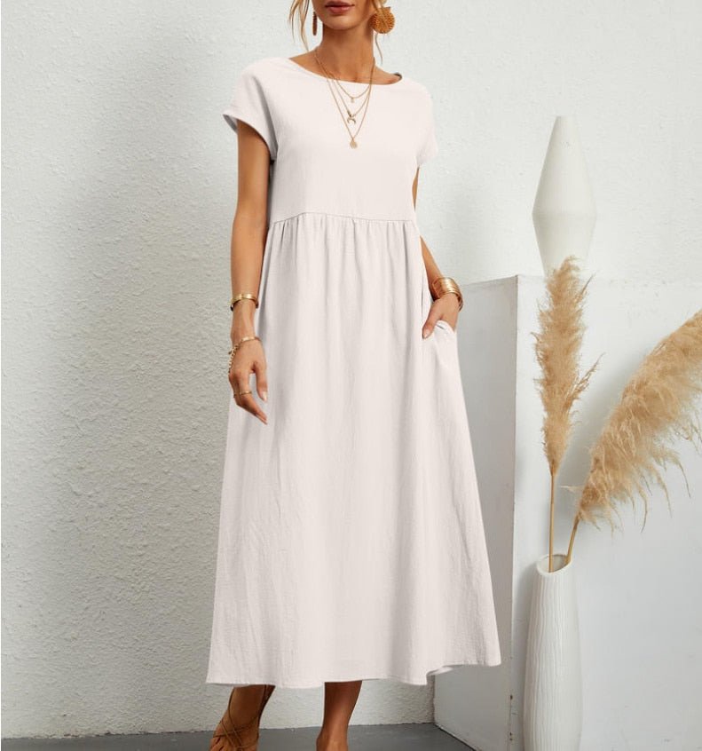 Elegant Maxi Sommarklänning – Stilfull & Bekväm