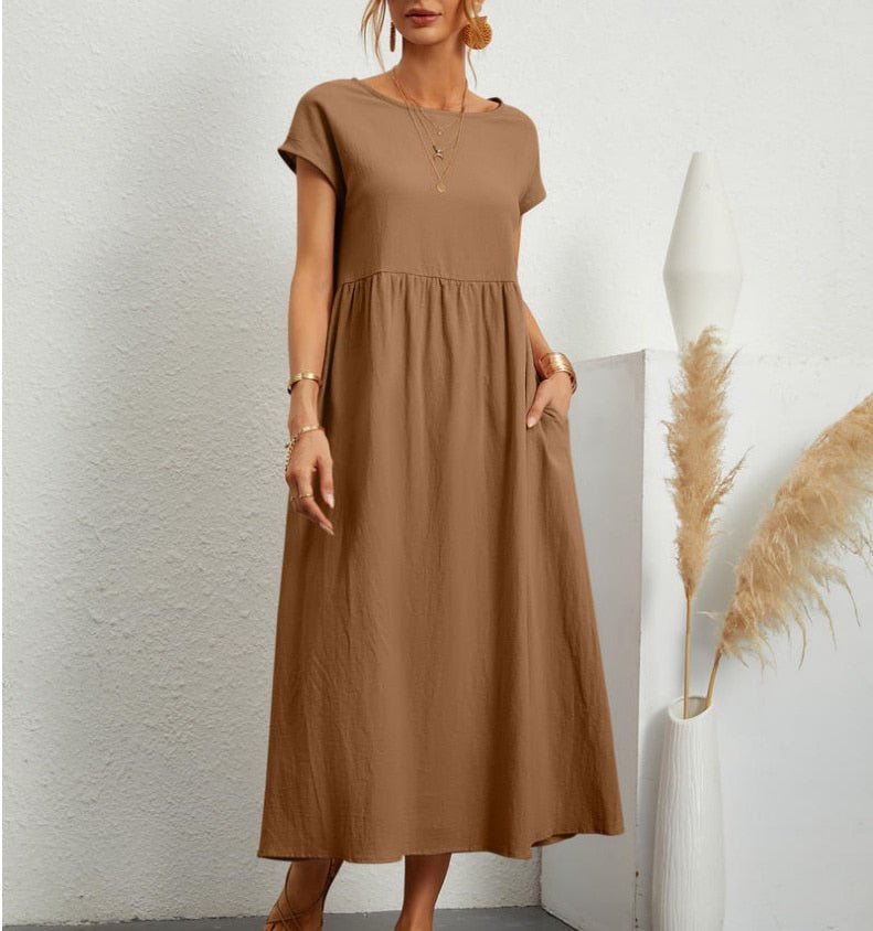 Elegant Maxi Sommarklänning – Stilfull & Bekväm