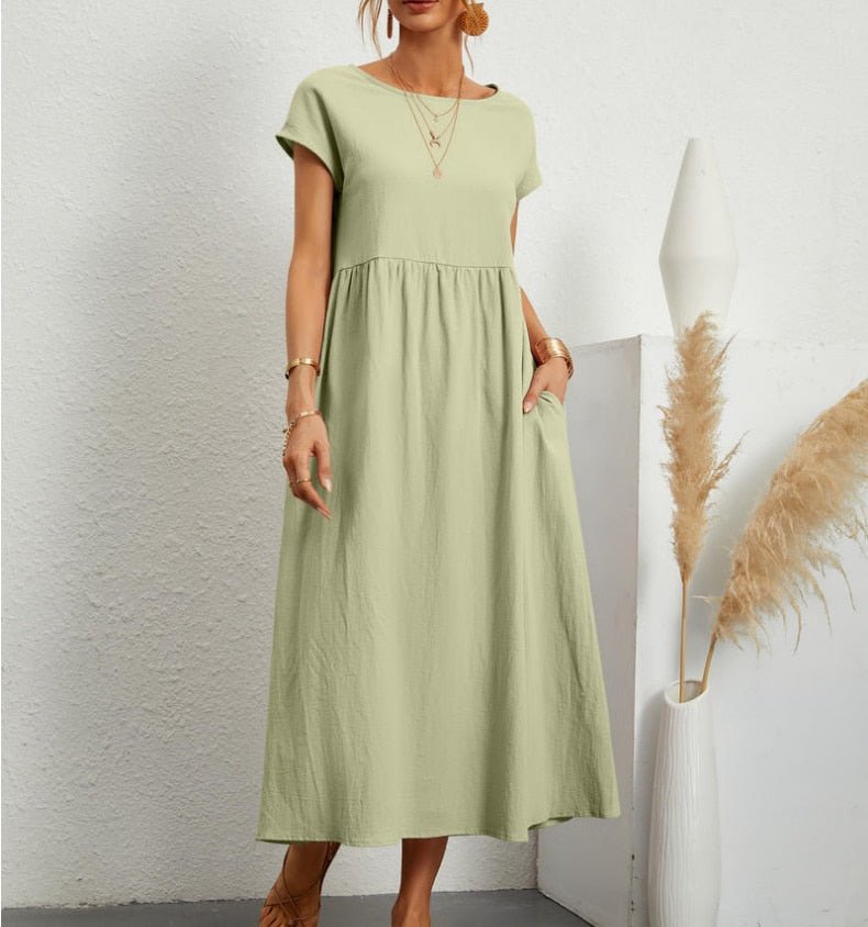 Elegant Maxi Sommarklänning – Stilfull & Bekväm