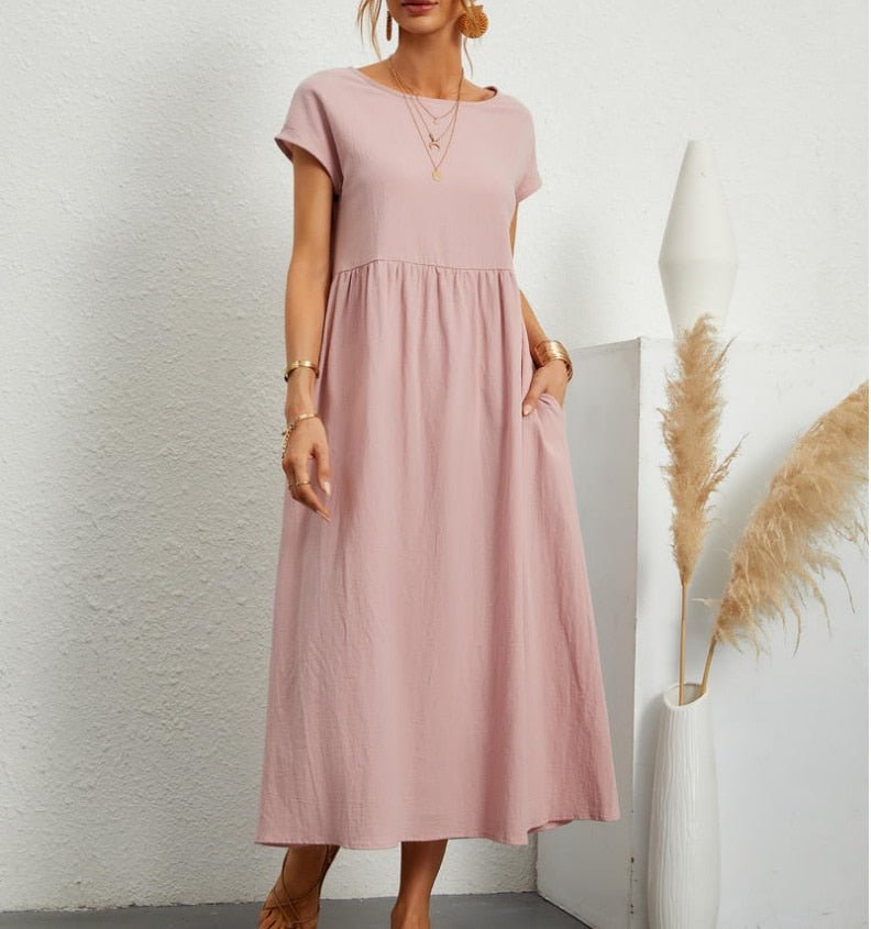 Elegant Maxi Sommarklänning – Stilfull & Bekväm