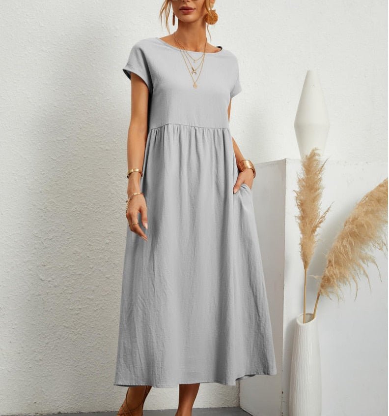 Elegant Maxi Sommarklänning – Stilfull & Bekväm