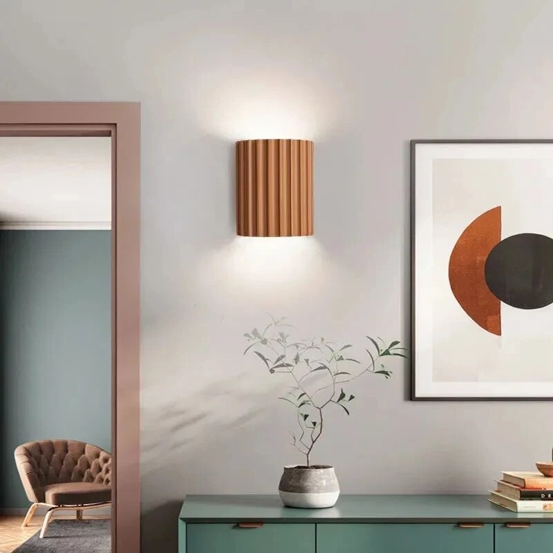 Modern Resin Vägglampa – Stilfull LED-belysning