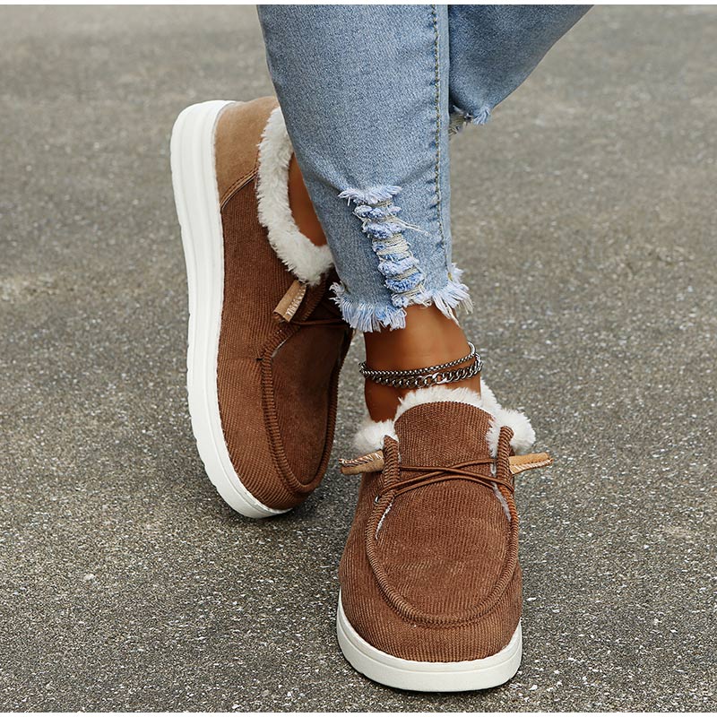 Eleganta Vintersneakers med Mysigt Foder