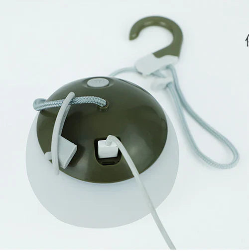 Retro USB-uppladdningsbar campinglampa med starkt ljus