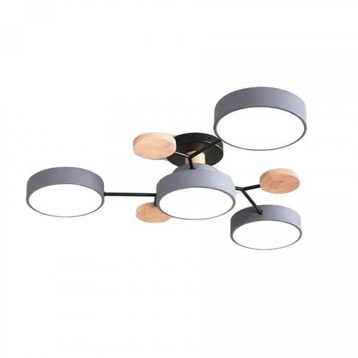Skandinavisk Grenad LED Taklampa – Modern & Mysig
