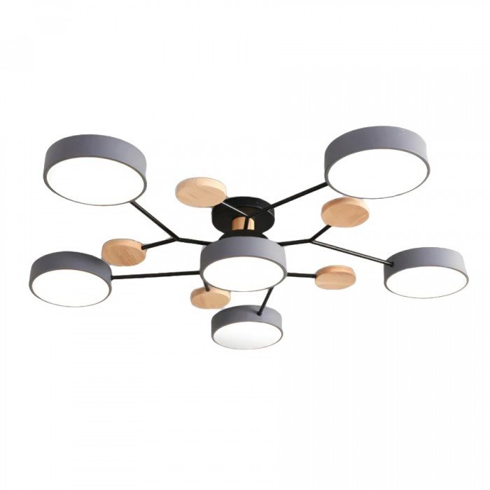 Skandinavisk Grenad LED Taklampa – Modern & Mysig
