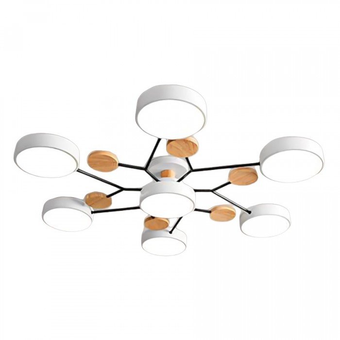 Skandinavisk Grenad LED Taklampa – Modern & Mysig