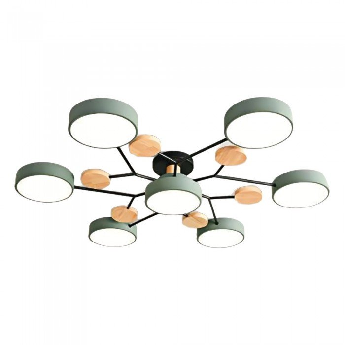 Skandinavisk Grenad LED Taklampa – Modern & Mysig