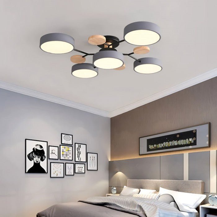 Skandinavisk Grenad LED Taklampa – Modern & Mysig