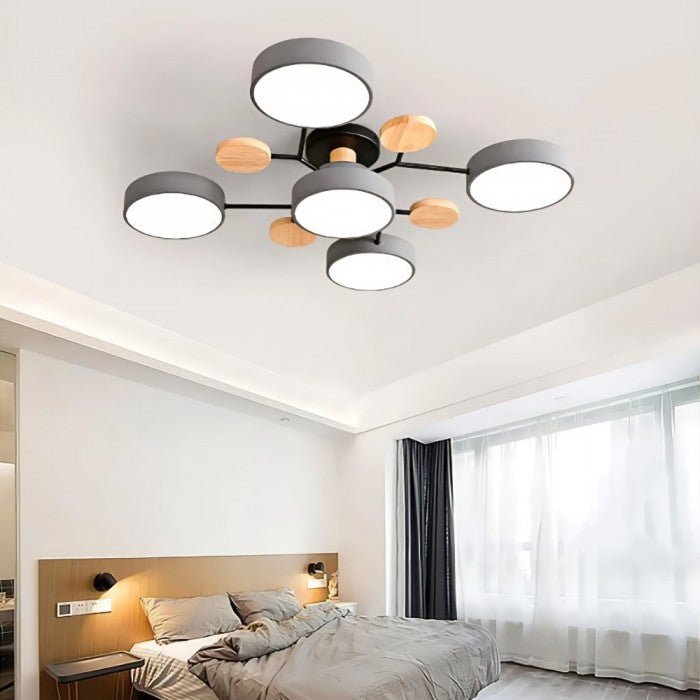 Skandinavisk Grenad LED Taklampa – Modern & Mysig