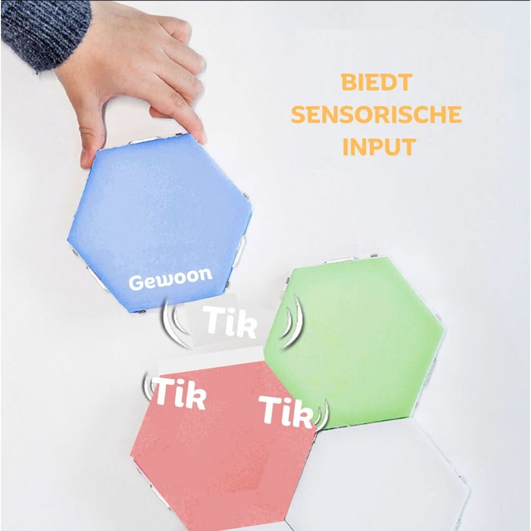 Interaktiv Hexagonal LED-belysning för Hemmet