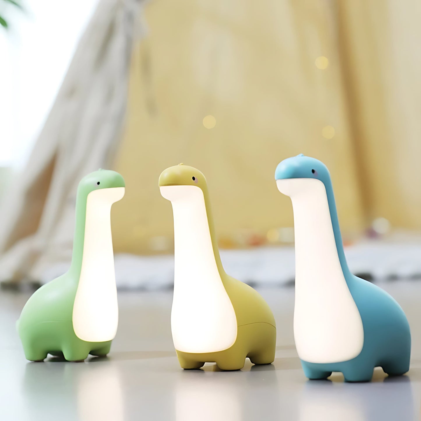 Magisk LED Dinosaurie Nattlampa för Barn