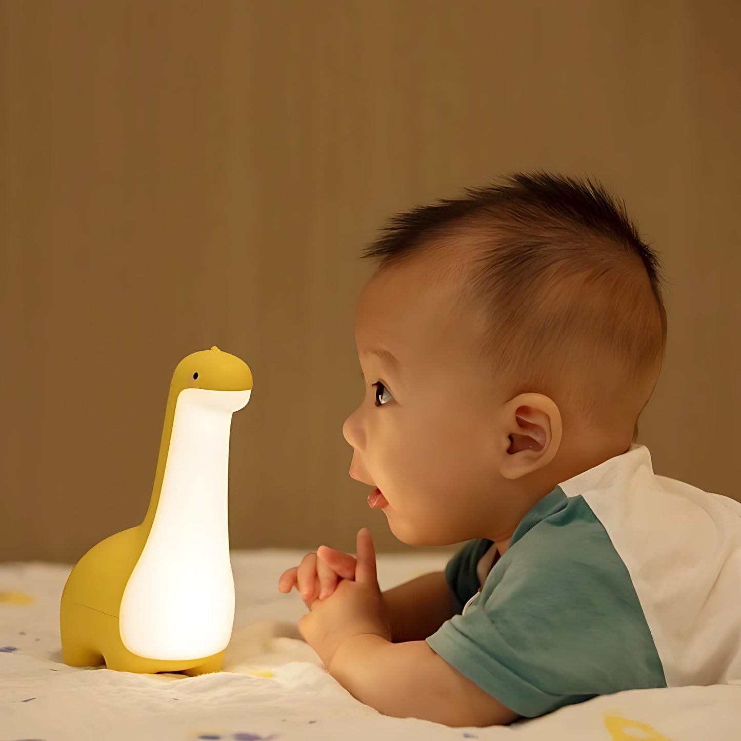 Magisk LED Dinosaurie Nattlampa för Barn