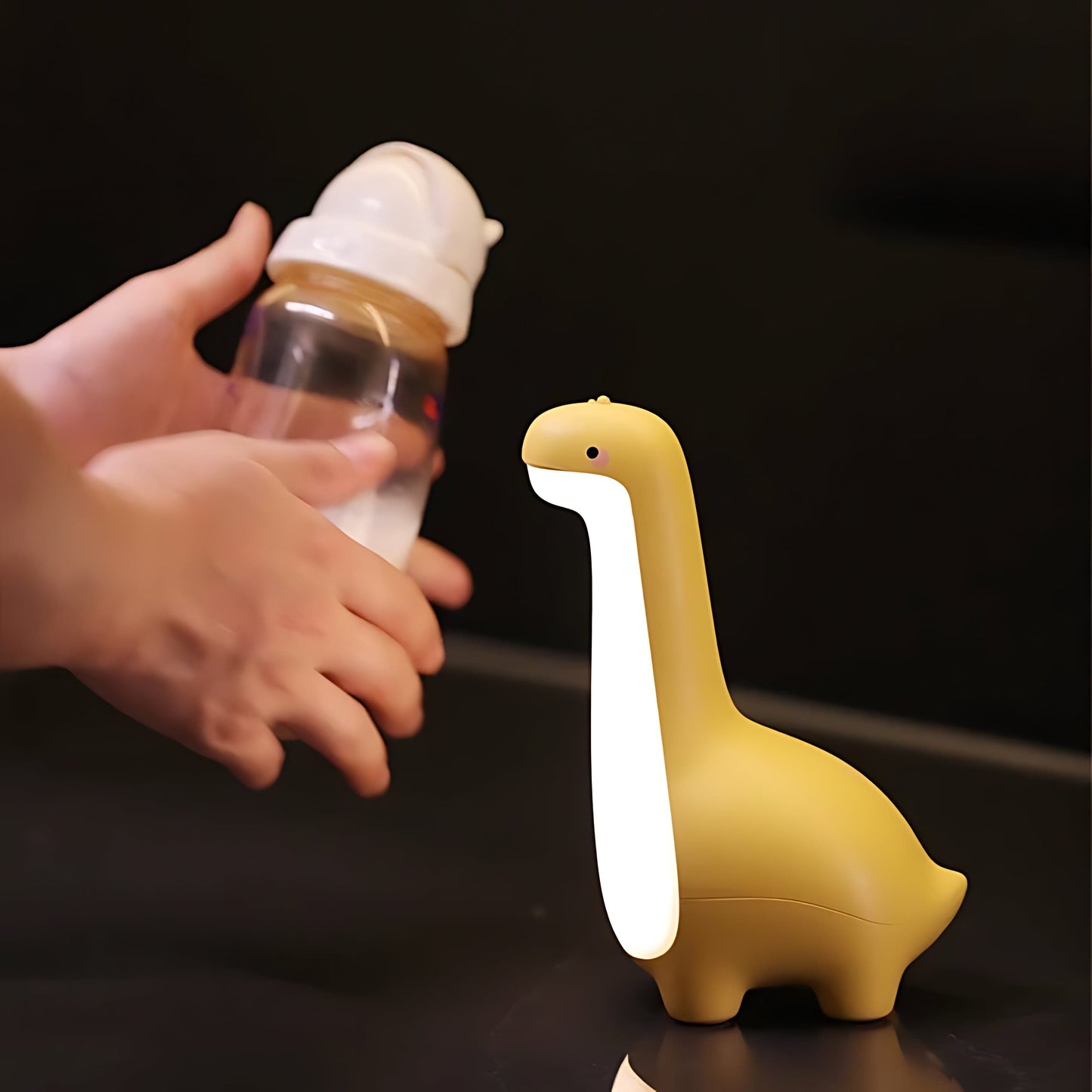 Magisk LED Dinosaurie Nattlampa för Barn