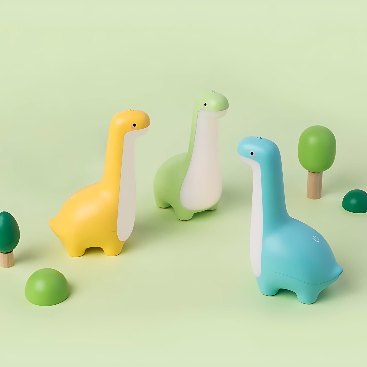 Magisk LED Dinosaurie Nattlampa för Barn