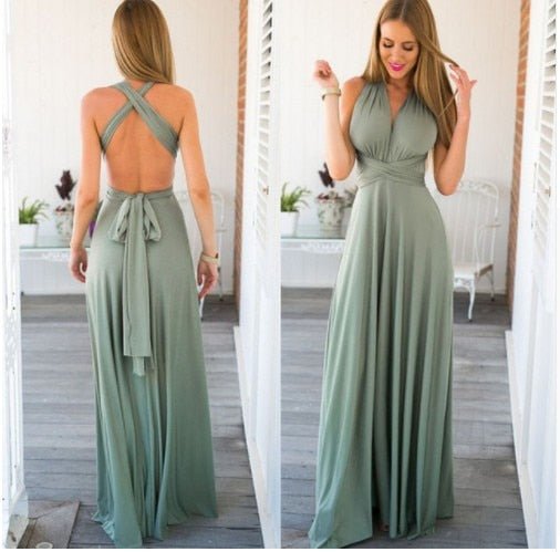 Elegant Lång Klänning – Stil & Komfort