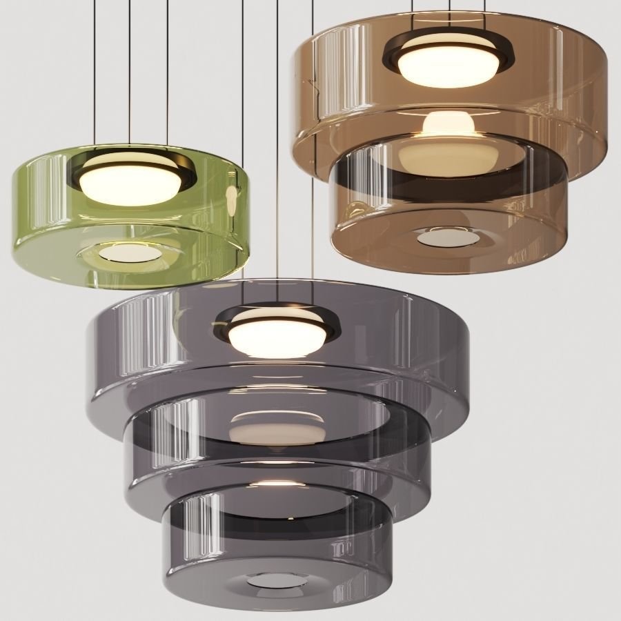 Bauhaus-inspirerad Glaspendellampa – Elegant Belysning