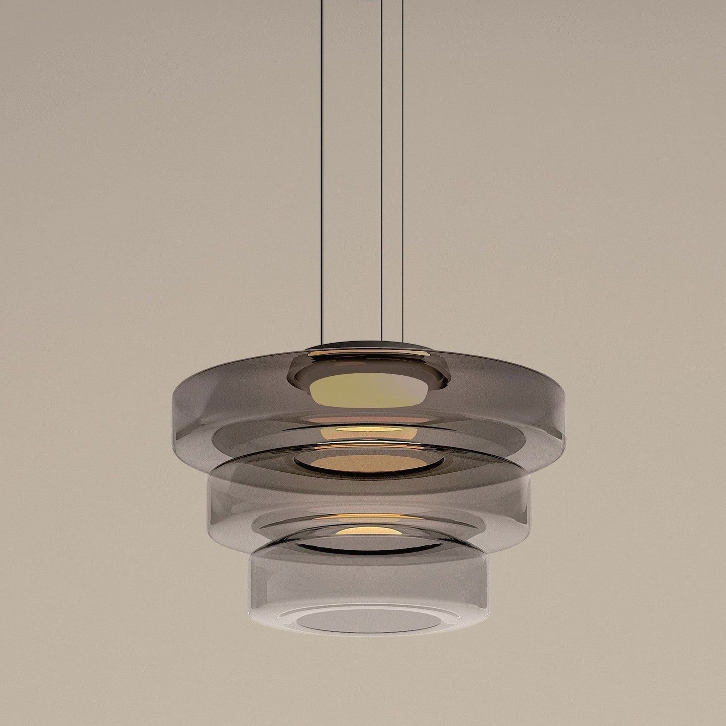 Bauhaus-inspirerad Glaspendellampa – Elegant Belysning