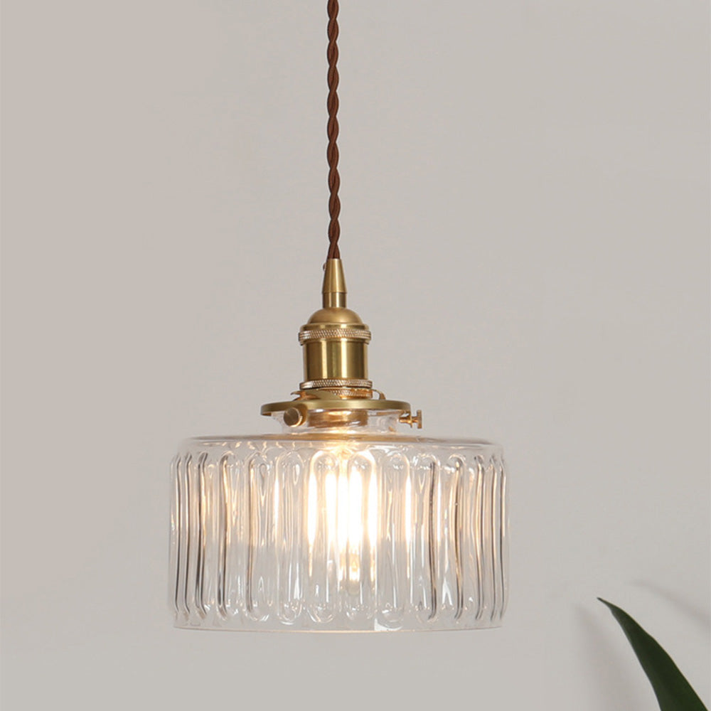 Vintage Kristallpendellampa – Elegant & Justerbar Belysning
