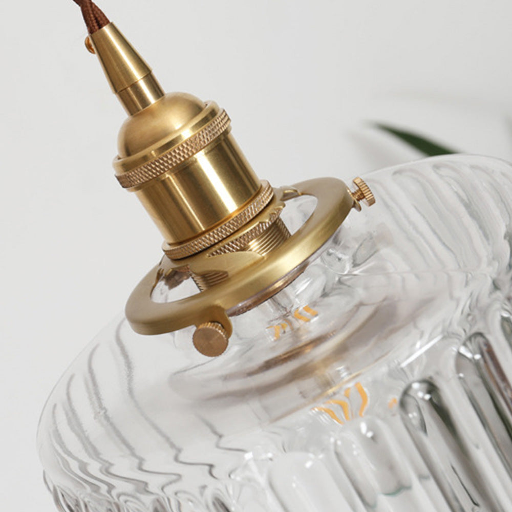 Vintage Kristallpendellampa – Elegant & Justerbar Belysning