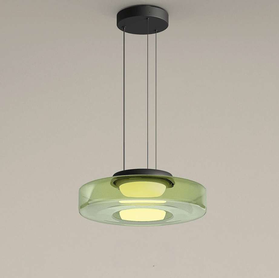 Bauhaus-inspirerad Glaspendellampa – Elegant Belysning