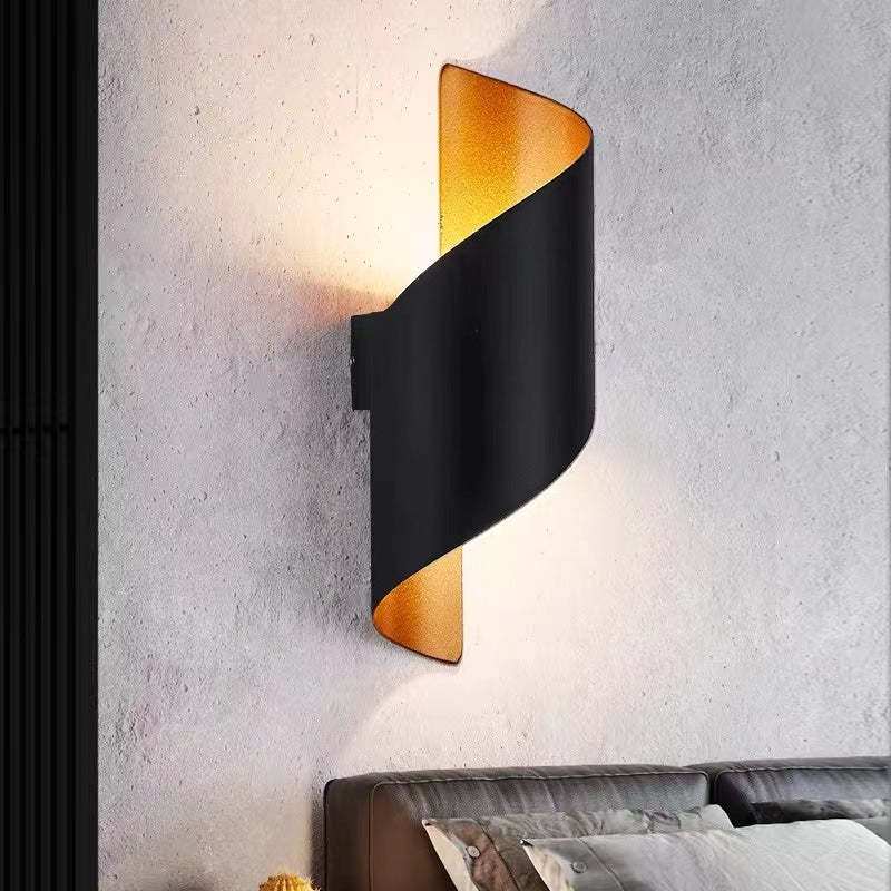 Modern LED Vägglampa Spiral – Stilren & Energieffektiv