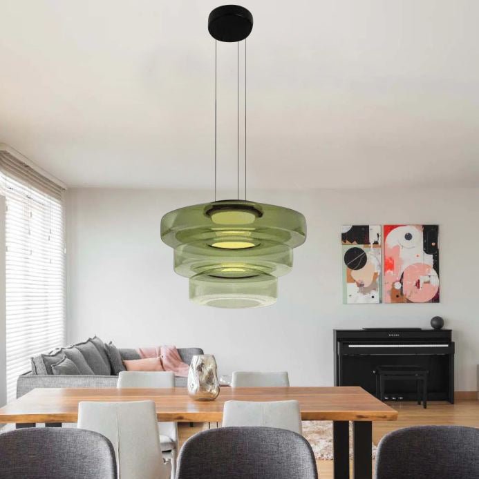 Bauhaus-inspirerad Glaspendellampa – Elegant Belysning